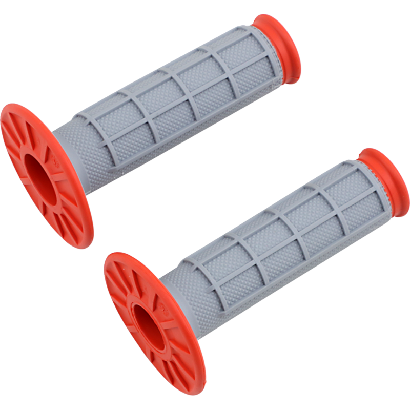2 COMPOUND 1/2 WAFFLE GRIPS LITE GREY/OR