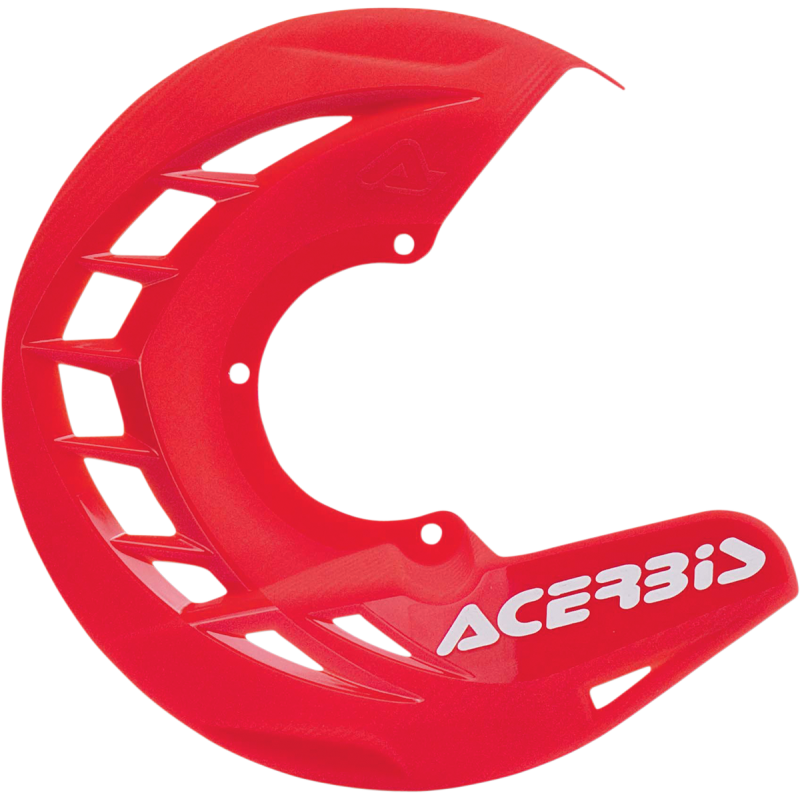 DISC COVER- X-BRAKE RED