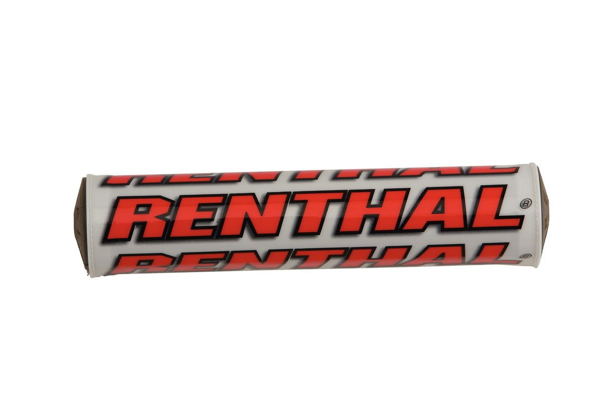 RENTHAL SX BAR PAD WHITE/RED 10"