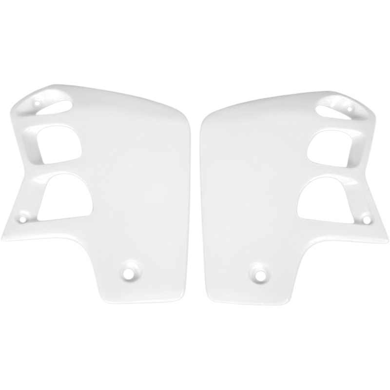 CR500 89-01 RAD COVERS WHITE