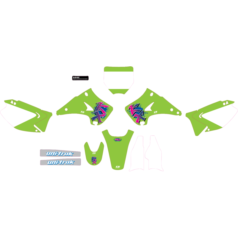 Cmplt kit 93 KX RETRO - KX 125/250 (03-08) WHT BG