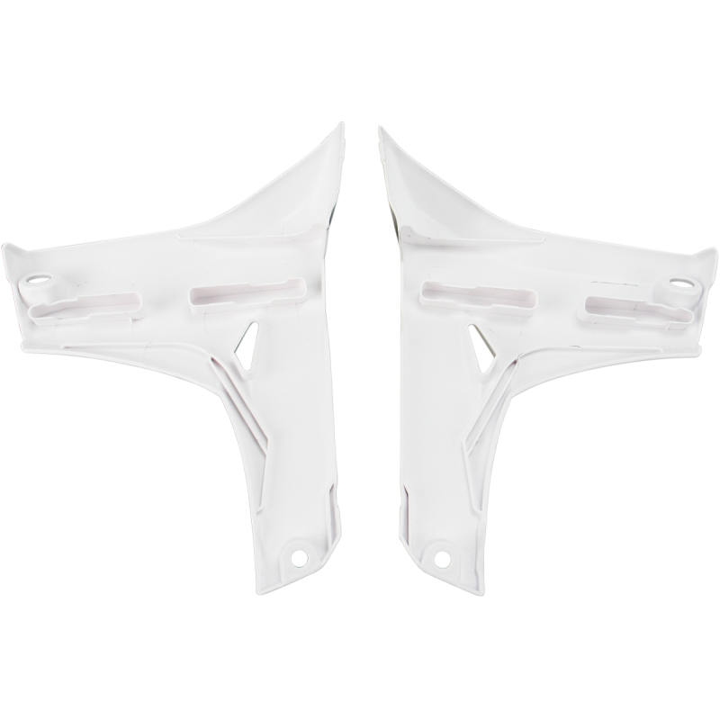 LOWER RAD SHROUD- YZ450F:10-10 WHITE