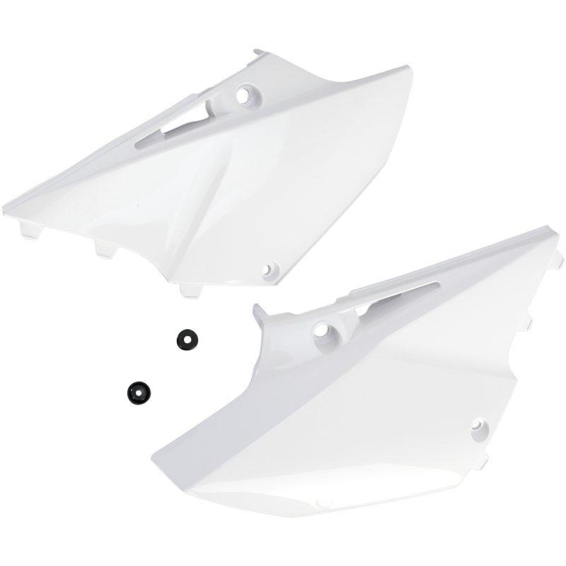 Side Panels- YZ125/250:15-15 white
