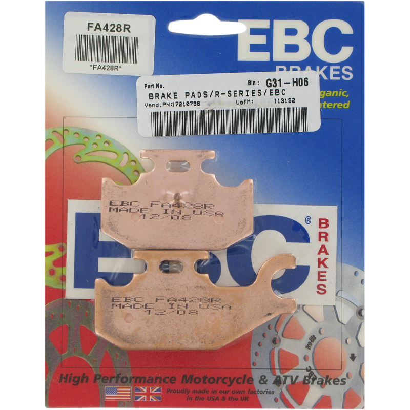 FA428R SINTERED SERIES BRAKE PAD SET