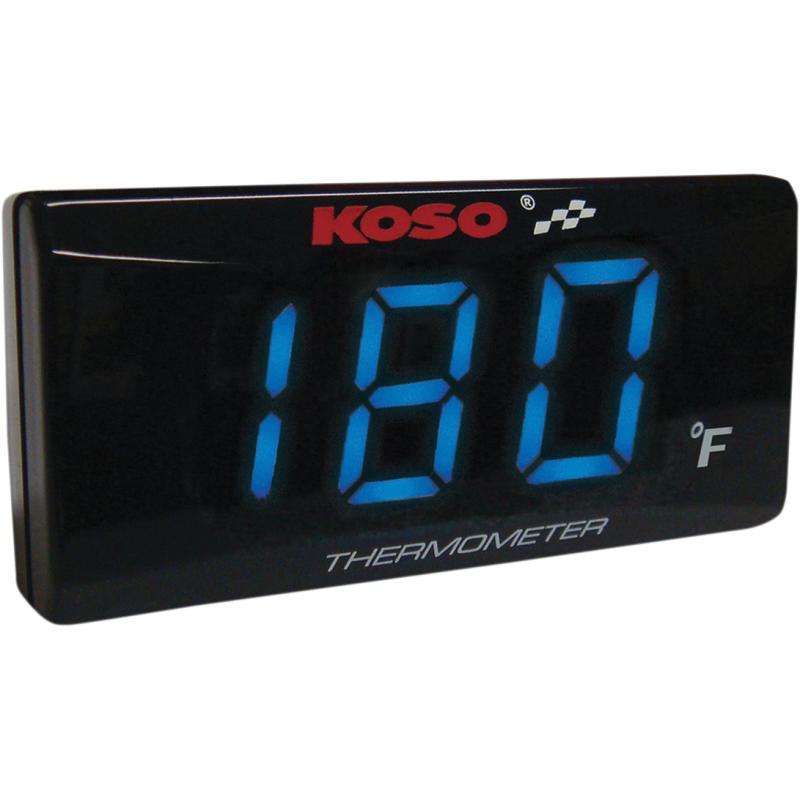 H2O TEMP GAUGE SUPER THIN BLUE DIGITS