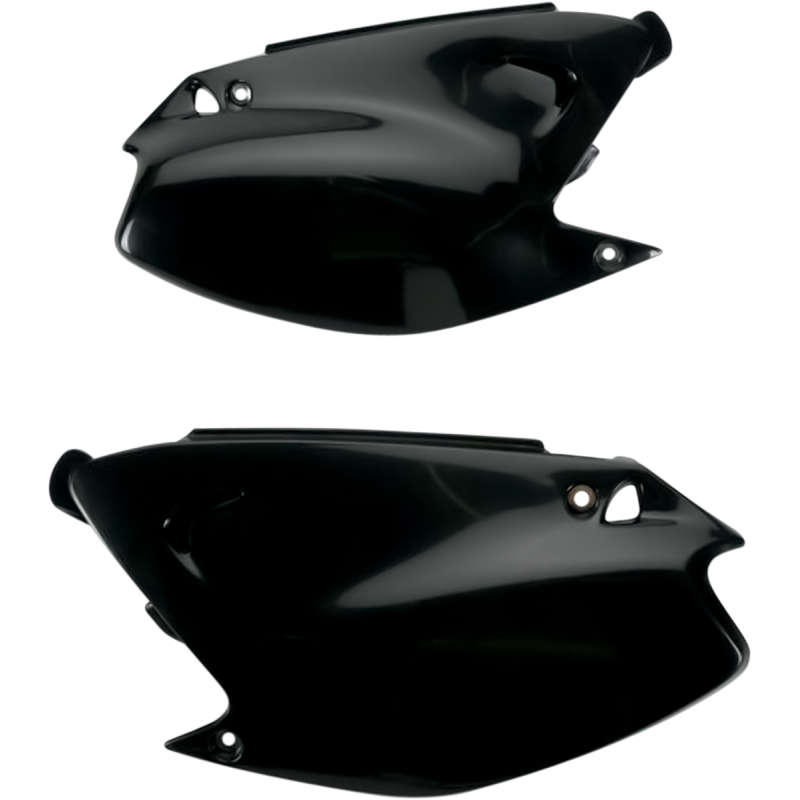 KX125/250 03-13 SIDE PANELS BLACK