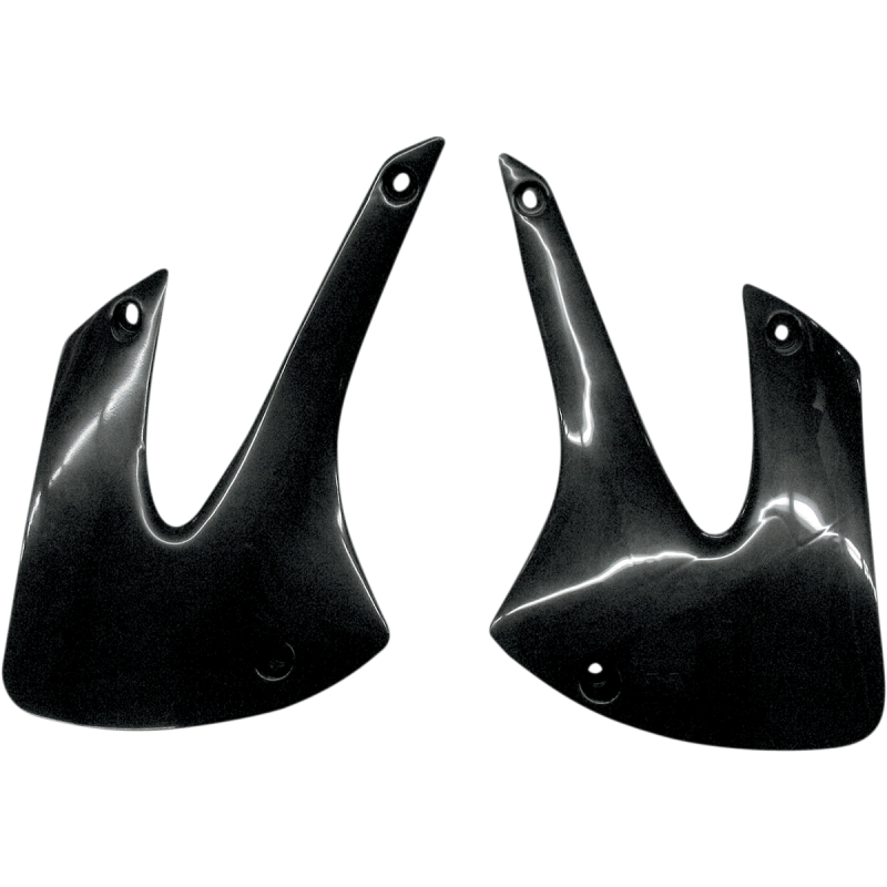 KX85 01-13 RAD COVERS BLACK