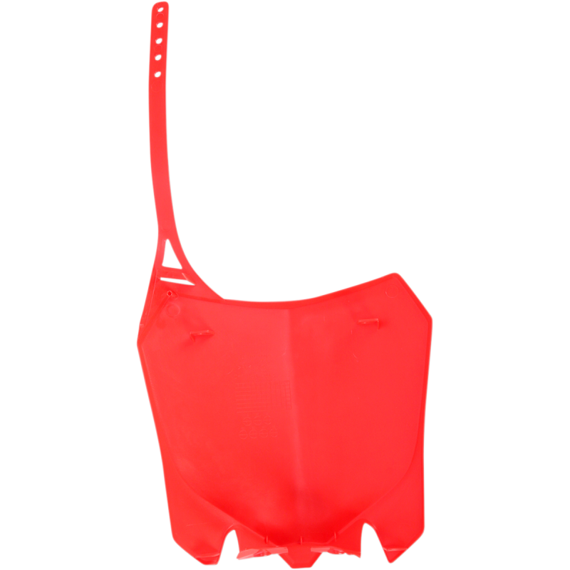 FRONT # PLATE- CRF450R:13-13 RED