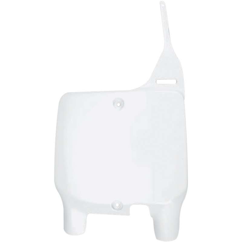 RM125/250 99-00 FRONT # PLATE WHITE