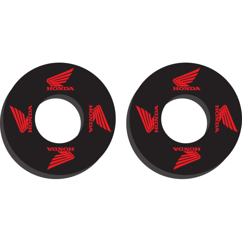 DONUTS GRIP HONDA BLK/RED