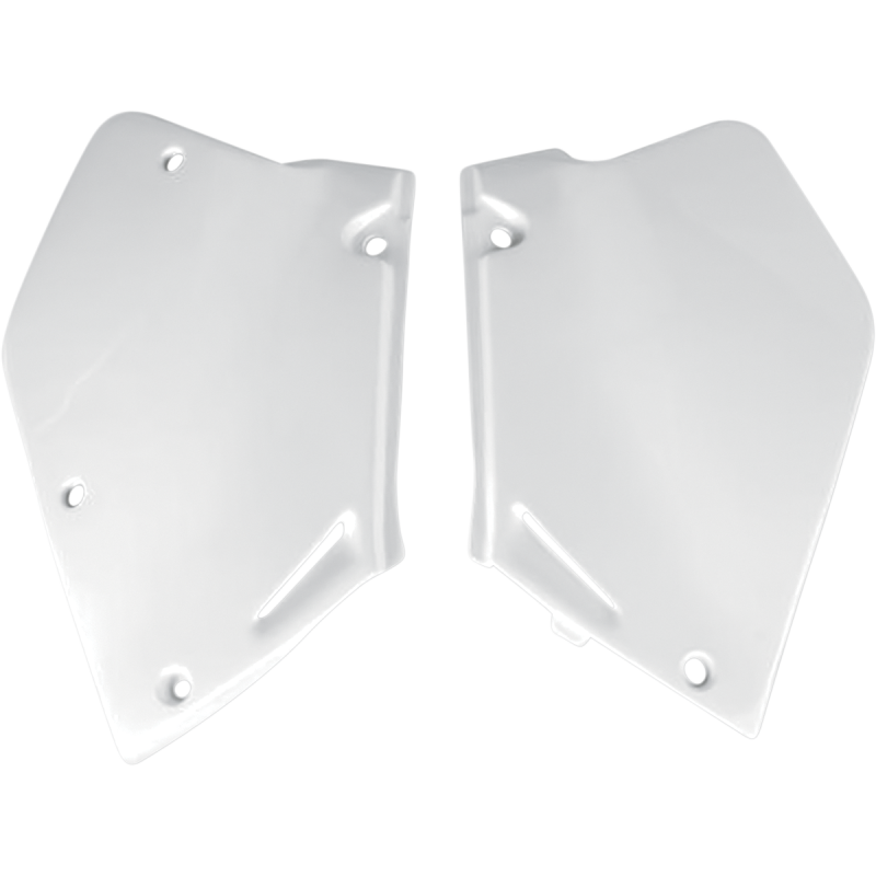CR125/250 UFO SIDE PANELS WHITE
