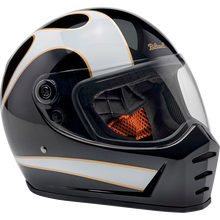 LANE SPLITTER BLACK/WHTE FLAMES LG