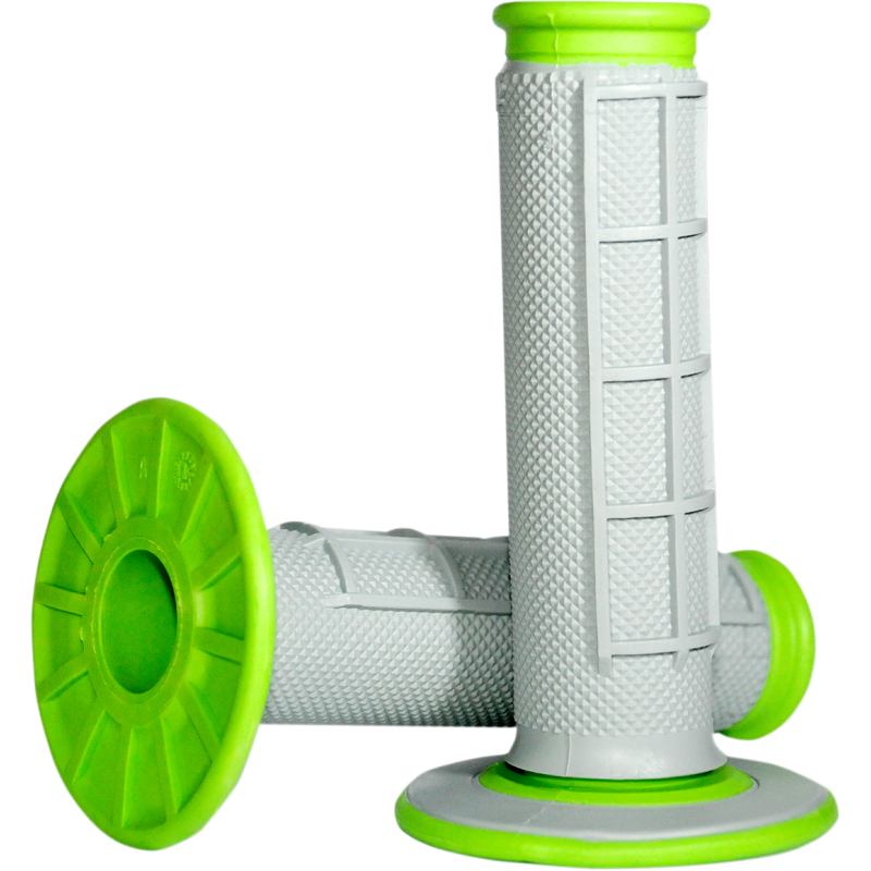 DUAL COMPOUND DIAMOND WAFFLE GRIPS GREEN