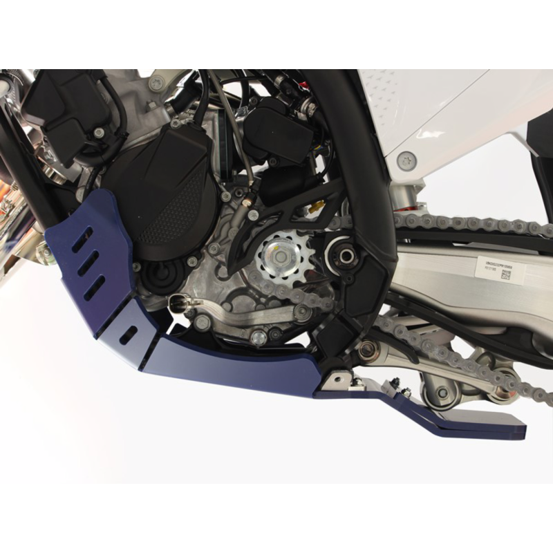XTR SKIDPLATE 8MM HUS  125 TC BLUE