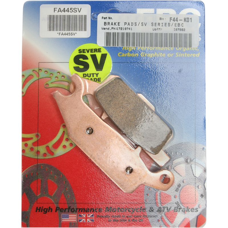 FA445SV SEVERE DUTY SERIES BRAKE PAD SET