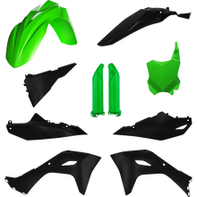 PLASTIC KIT FULL KX450 GRN/BLK