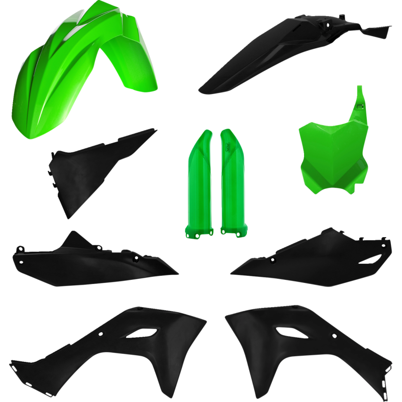 PLASTIC KIT FULL KX450 GRN/BLK