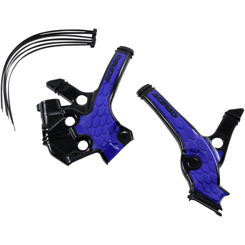 Frame Guards- X-GRIP YZ85:19-21 Black/Blue