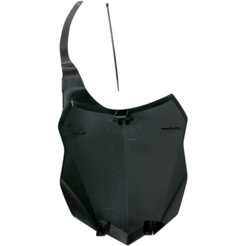 FRONT # PLATE- KX250F/450F:13-13 BLACK