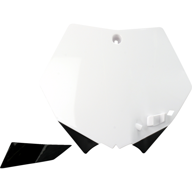 KTM WHITE MULTIFIT FRONT NUMBER PLATE