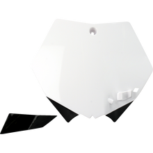 KTM WHITE MULTIFIT FRONT NUMBER PLATE
