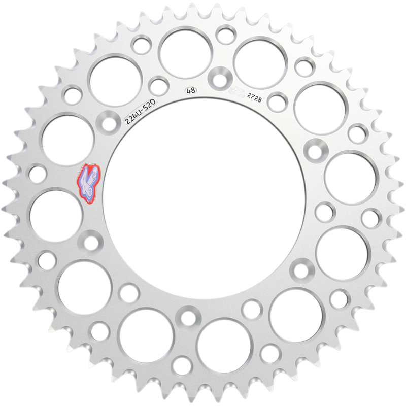 RENTHAL SPROCKET 224U-520-48GP SILVER