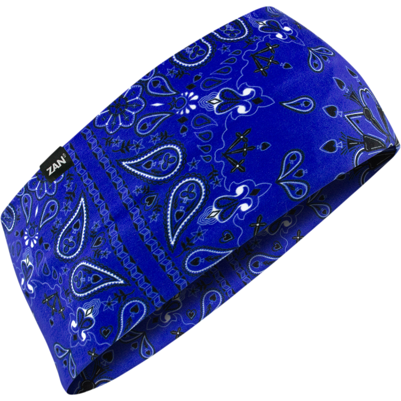 HEADBAND SPFLX NVY PAISLY