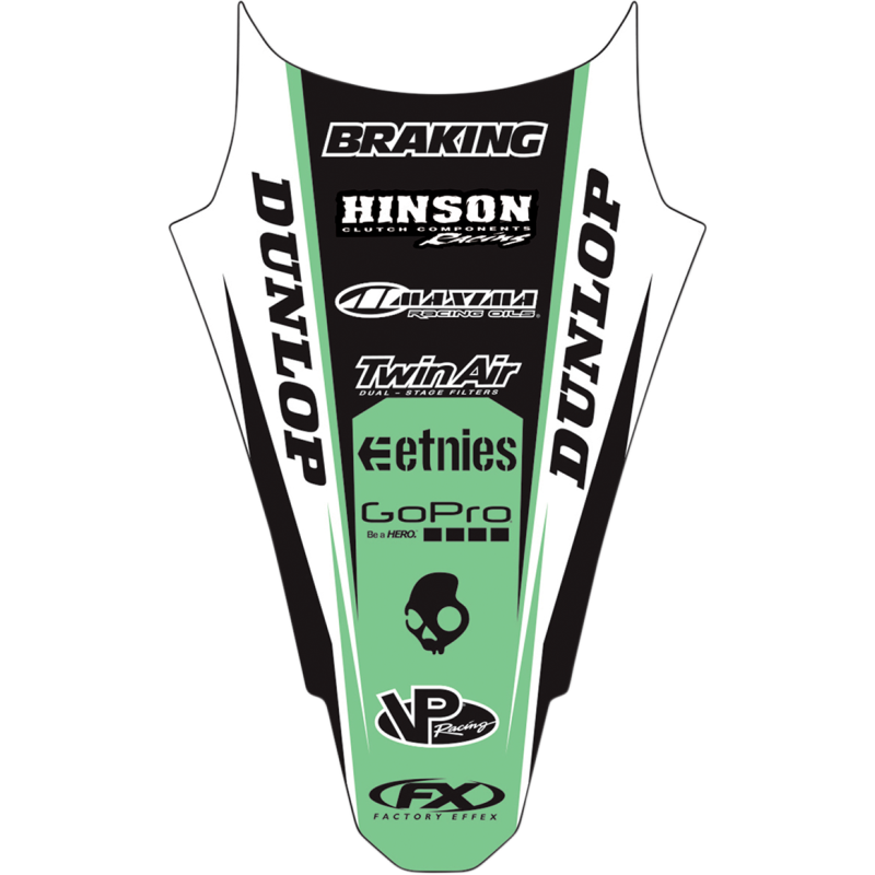 13-16 KX250F/12-15 KX450F REAR FENDER GRAPHIC KIT (16)