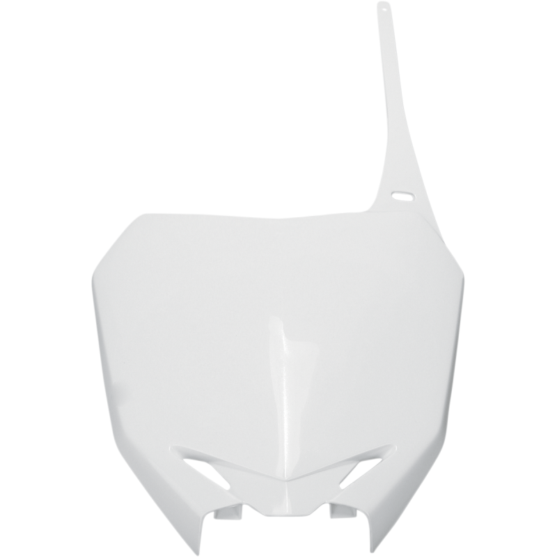RMZ450 2008 FRONT # PLATE WHITE