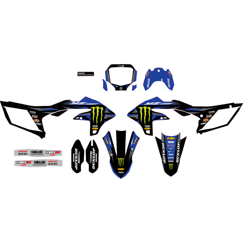 Cmplt kit 23.5/24 Monster Star Yam YZ 450F