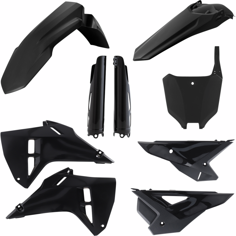 Plastic Kit- FULL CRF250R/RX, CRF450R/RX:25 black