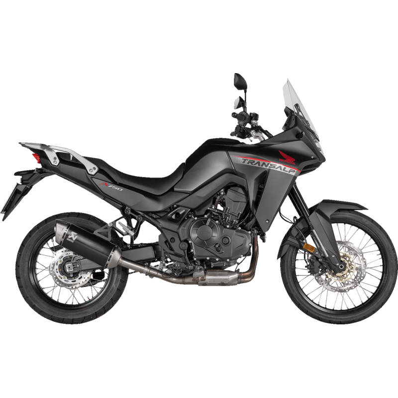 MUFFLER TI XL750 TRANSALP BLK