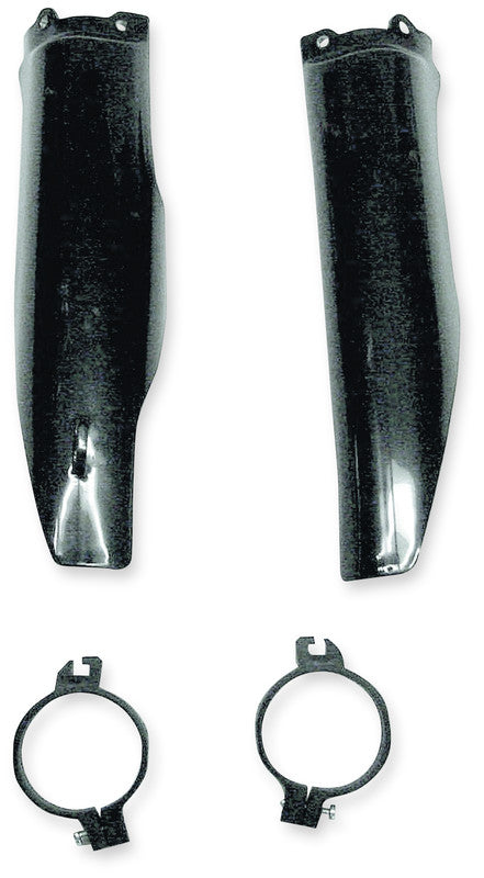 KX125/250 04 FORK SLIDER PROTECTORS BLCK