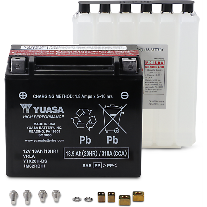 YTX20H-BS HI-PERF W/ACID PACK