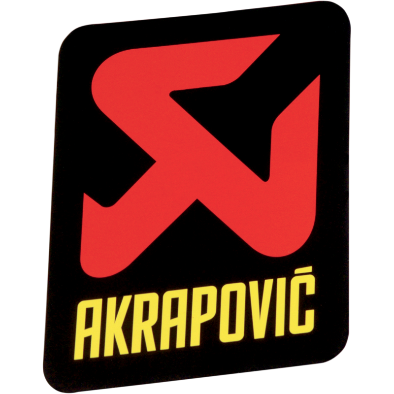 VERTICAL STICKER 90X75mm H/R AKRAPOVIC