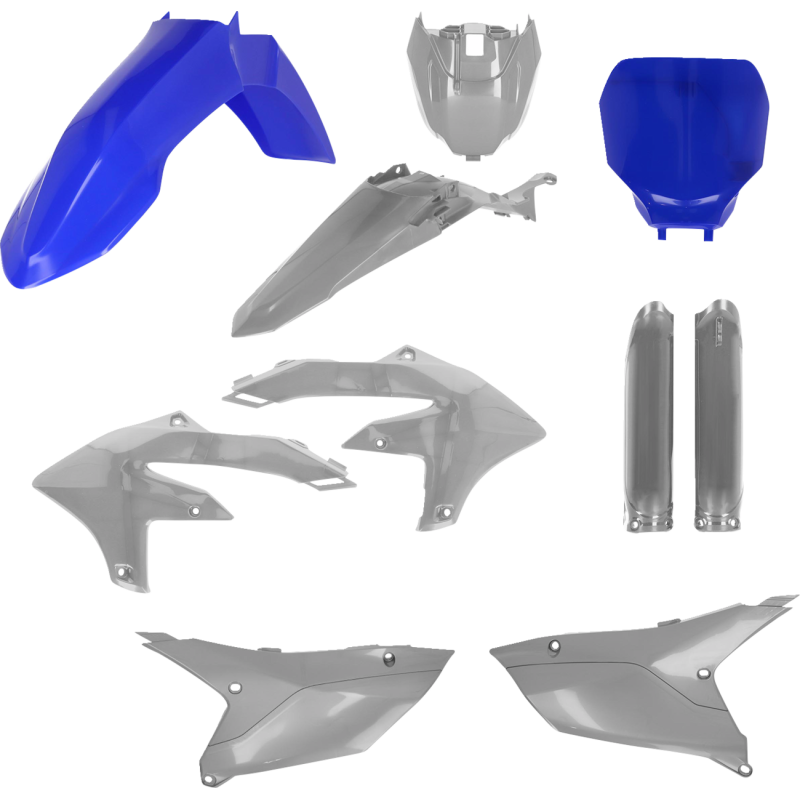 Plastic Kit-FULL -blue/grey -YZ250F:24-24, YZ450F/FX:23-24