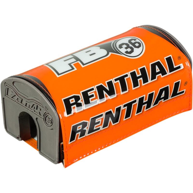 RENTHAL FATBAR36 BAR PAD ORANGE/WHITE/BLACK P342