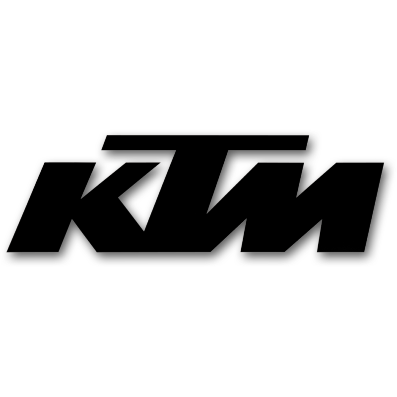 5' DIE CUT STICKER - KTM (BLACK)