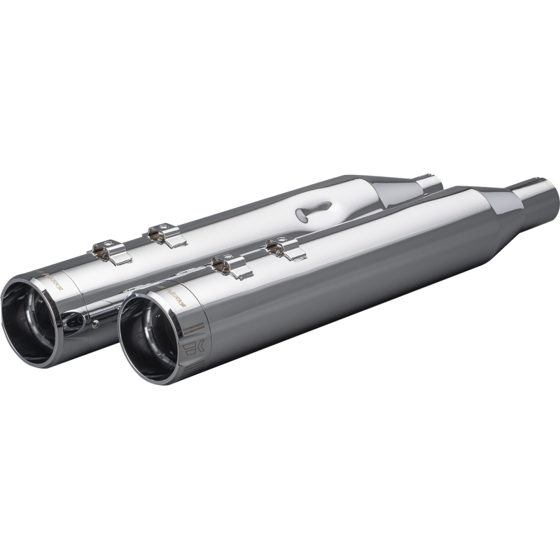 4-1/2" HP-Plus Slip-On Mufflers - Chrome Klassic Tip