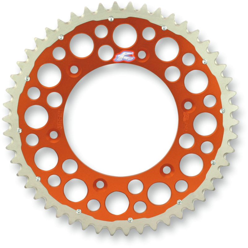 RENTHAL TWINRING SPROCKET 2240-520-48GP ORANGE