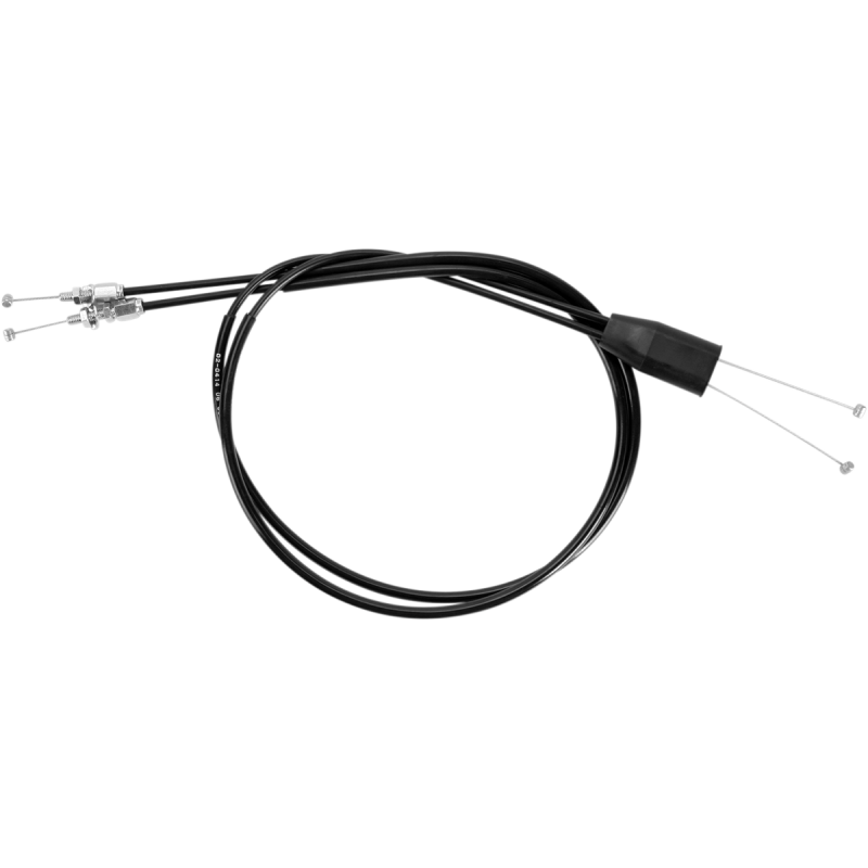 THROTTLE CABLE PUSH-PULL BLACK VINYL SET