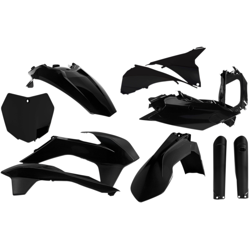 Plastic Kit- FULL SX, SX-F 125-450: BLK