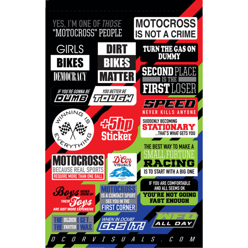 DECAL SHEET MOTO TALK