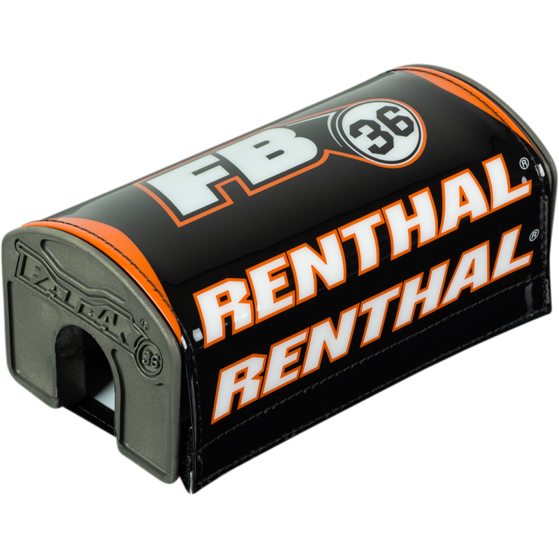 RENTHAL FATBAR36 BAR PAD BLACK/ORANGE/WHITE P347