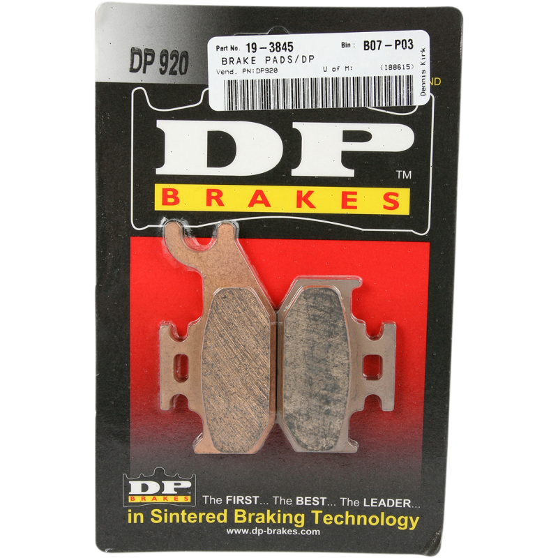 DP920 STANDARD COMPOUND BRAKE PAD SET