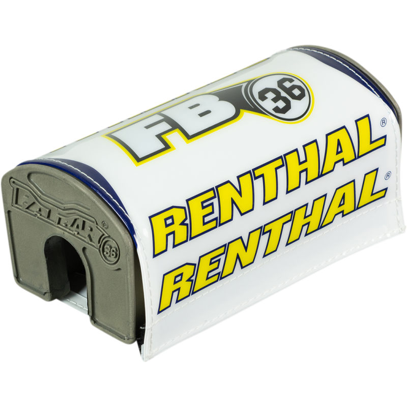 RENTHAL FATBAR36 BAR PAD WHITE/BLUE/YELLOW P348