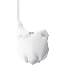 FRONT # PLATE- KX250F/450F:13-13 WHITE