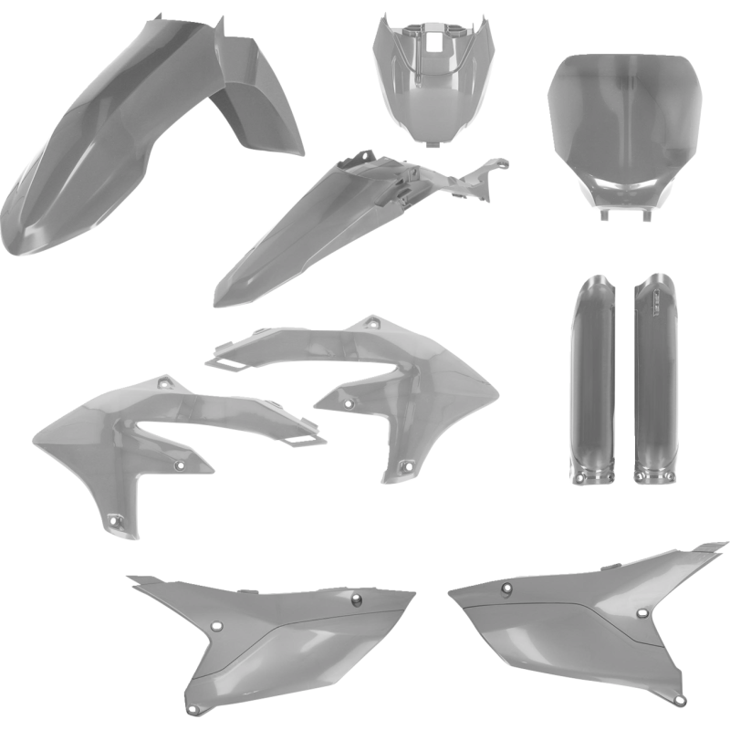 Plastic Kit- FULL-Grey- YZ250F:24-24, YZ450F/FX:23-24