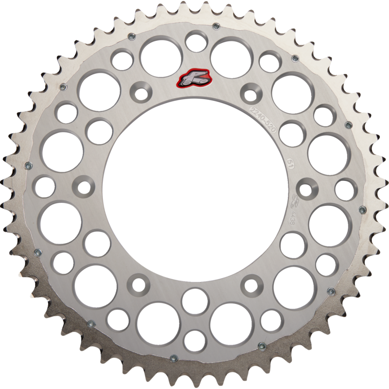 RENTHAL TWINRING SPROCKET 2240-520-51GP SILVER