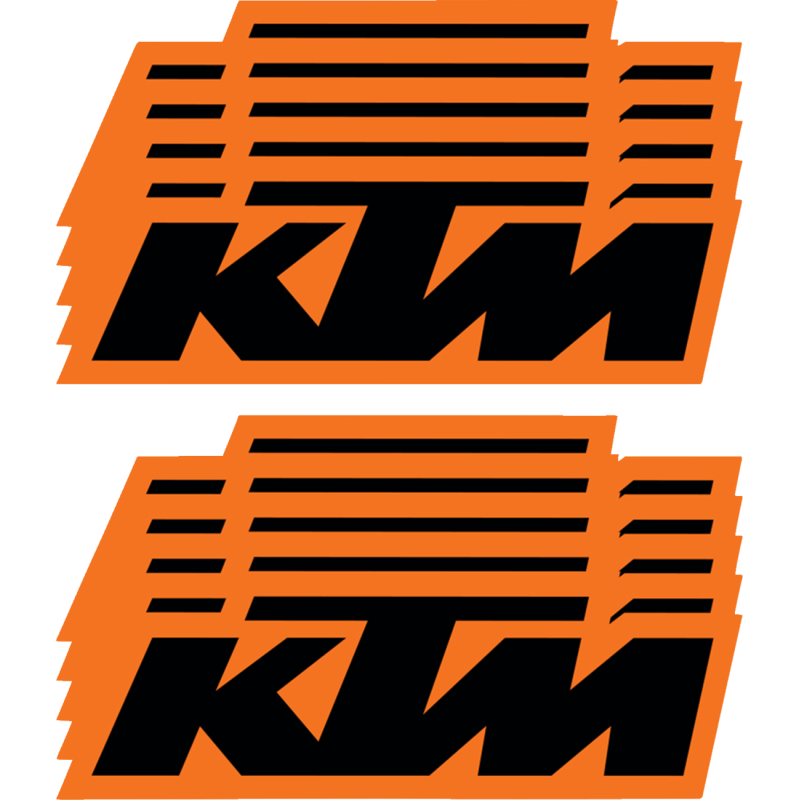 DCOR 6" KTM DECAL 10PK